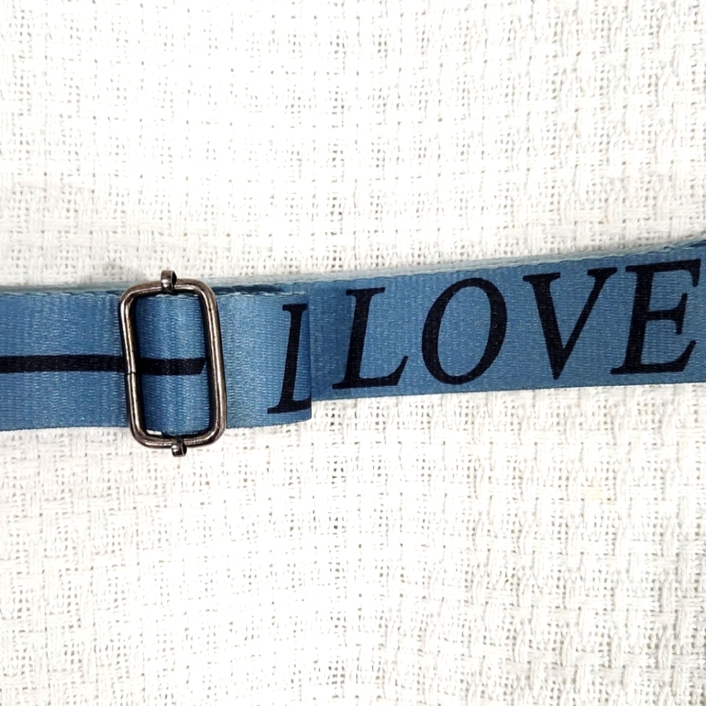 LOVE CROSSBODY STRAP DENIM BLUE